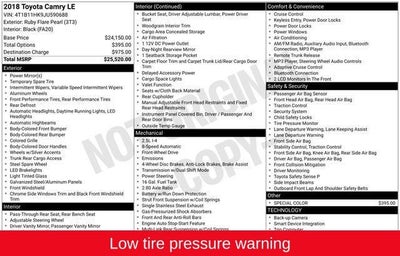2018 Toyota Camry LE