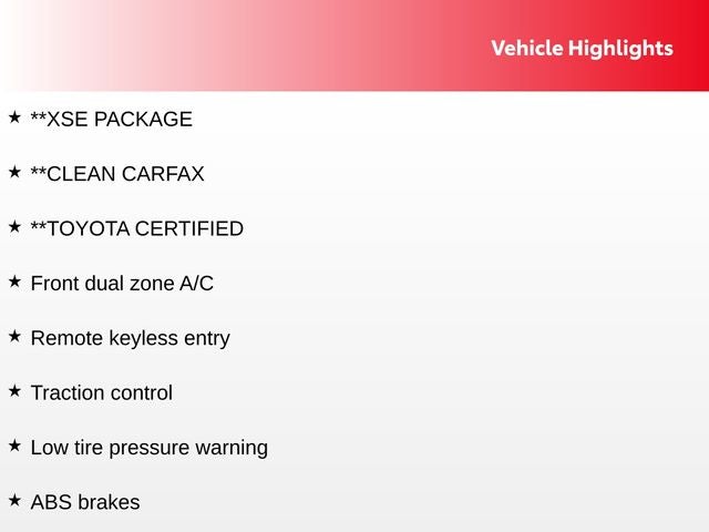 2025 Toyota Camry XSE
