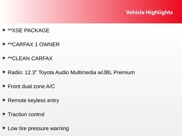 2023 Toyota Highlander XSE