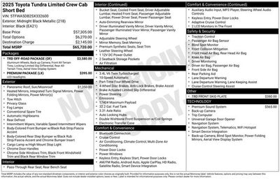 2025 Toyota Tundra Limited