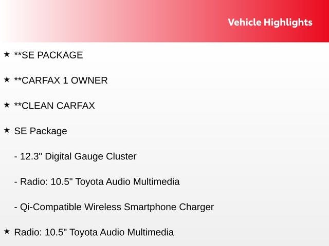 2026 Toyota Corolla SE