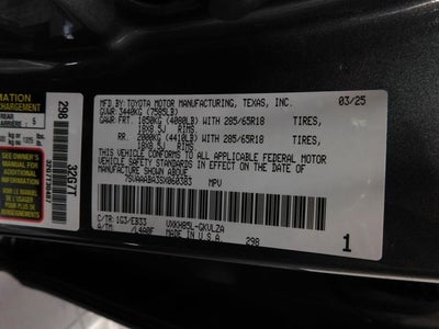 2025 Toyota Sequoia TRD Pro