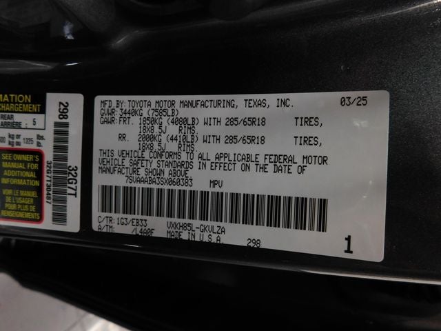 2025 Toyota Sequoia TRD Pro