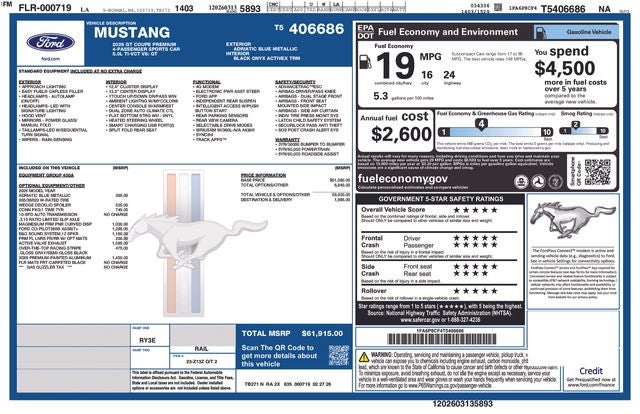 2026 Ford Mustang GT