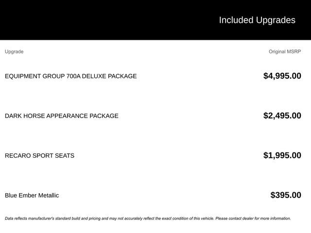 2025 Ford Mustang Dark Horse