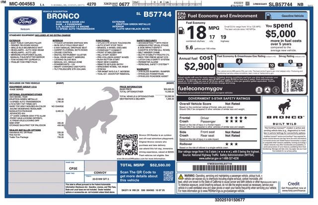 2025 Ford Bronco Base
