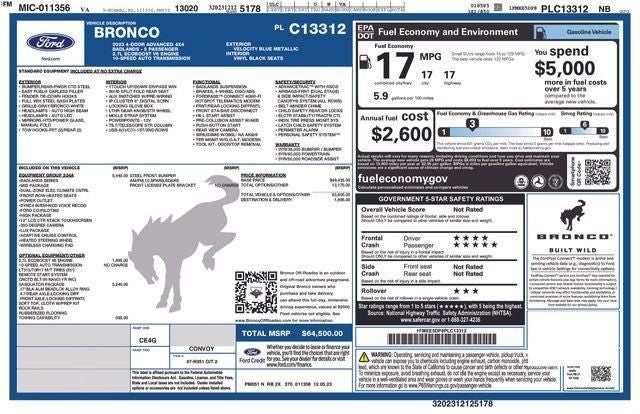 2023 Ford Bronco Base