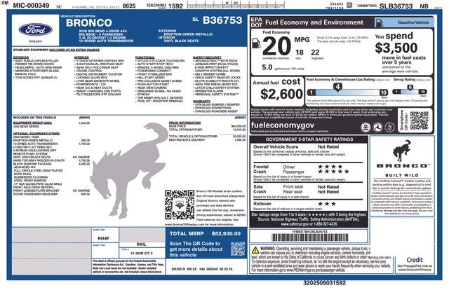 2025 Ford Bronco Big Bend