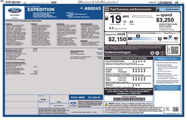 2020 Ford Expedition Limited