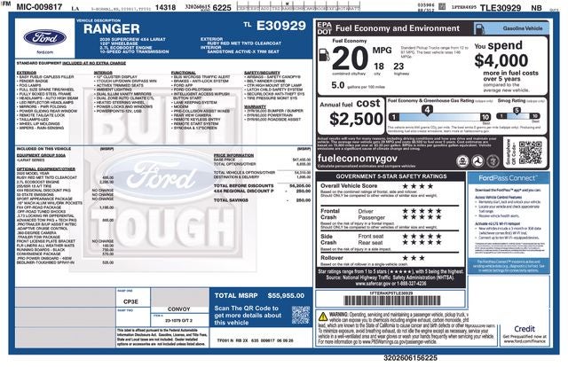 2026 Ford Ranger Lariat