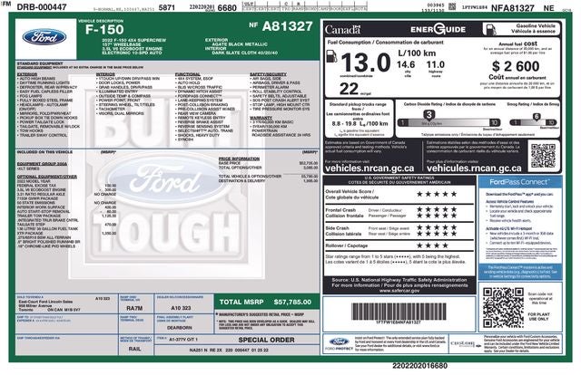 2022 Ford F-150 Base