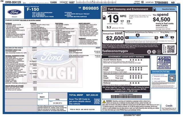 2026 Ford F-150 Platinum