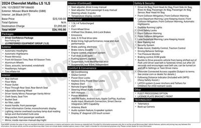 2024 Chevrolet Malibu LS 1LS