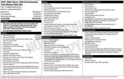 2021 GMC Sierra 1500 SLE