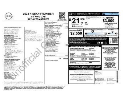 2024 Nissan Frontier SV