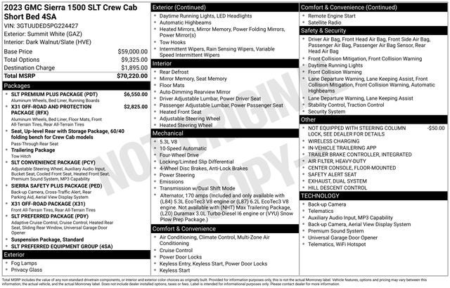 2023 GMC Sierra 1500 SLT