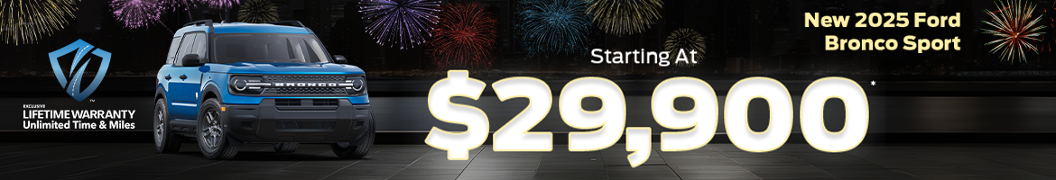 New 2025 Ford Bronco Sport