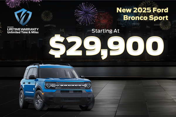New 2025 Ford Bronco Sport