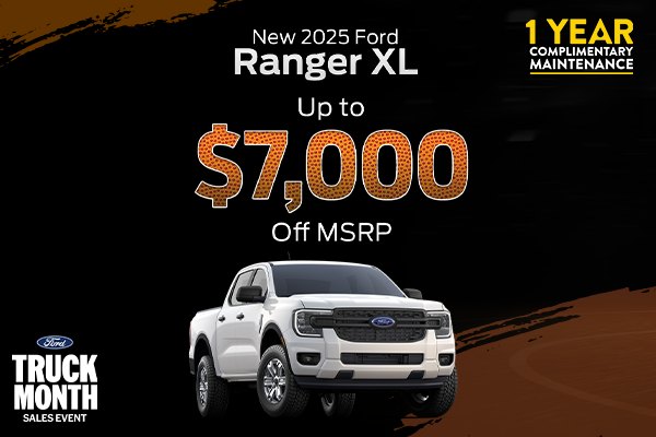 New 2025 Ford Ranger XL