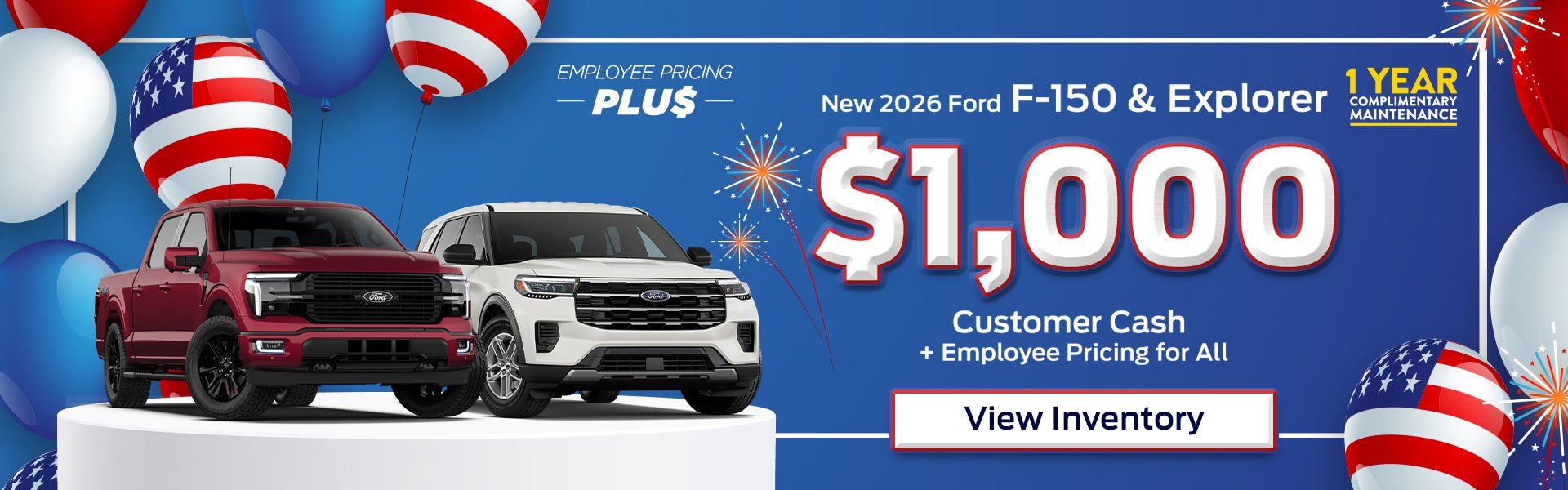 New 2026 Ford F-150 & Explorer