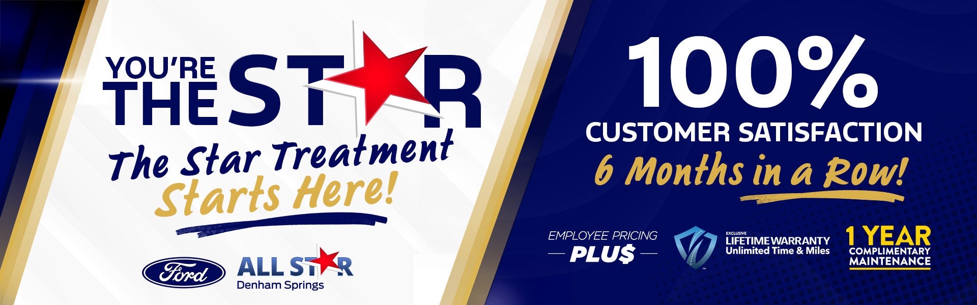 100% Customer Satisfaction 6 Months in a Row