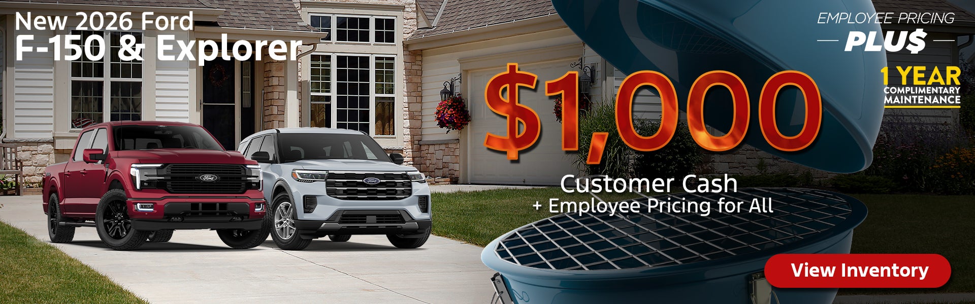 New 2026 Ford F-150 & Explorer