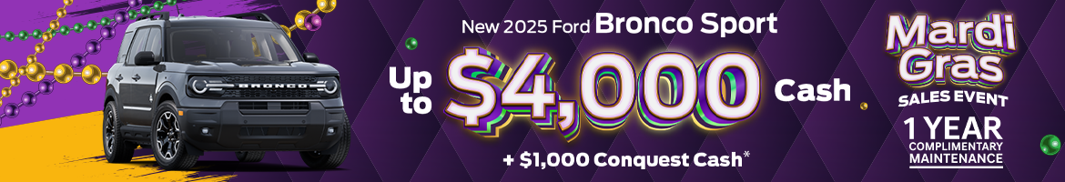 New 2025 Ford Bronco Sport