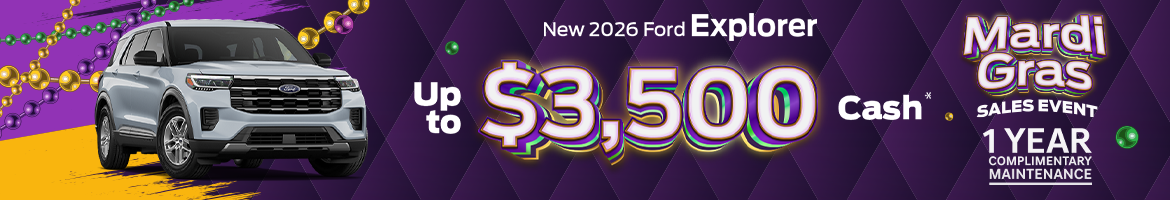 New 2026 Ford Explorer