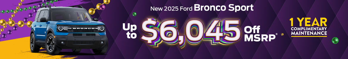 New 2025 Ford Bronco Sport