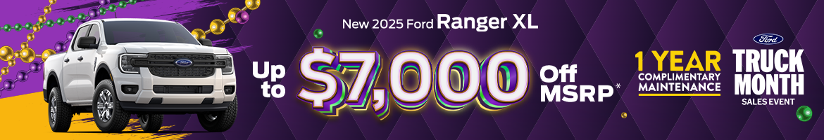 New 2025 Ford Ranger XL
