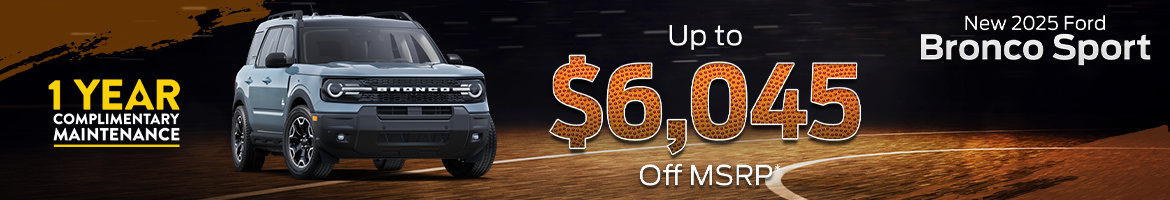 New 2025 Ford Bronco Sport
